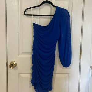Bodycon one shoulder dress